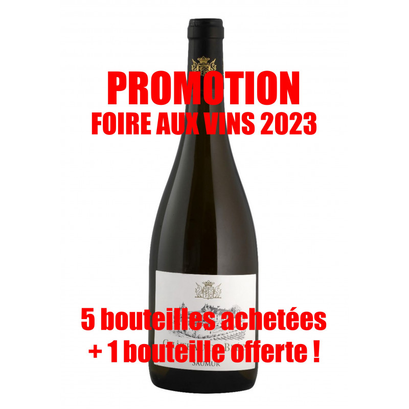PROMO FOIRE AUX VINS AOC Saumur blanc / Château de Brézé - 2021 - 6x75 cl